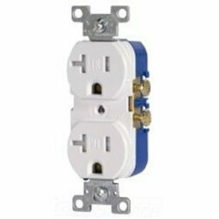 EATON WIRING DEVICES RESIDENTIAL GRADE DUPLEX RECEPTACLE TR370W-BOX